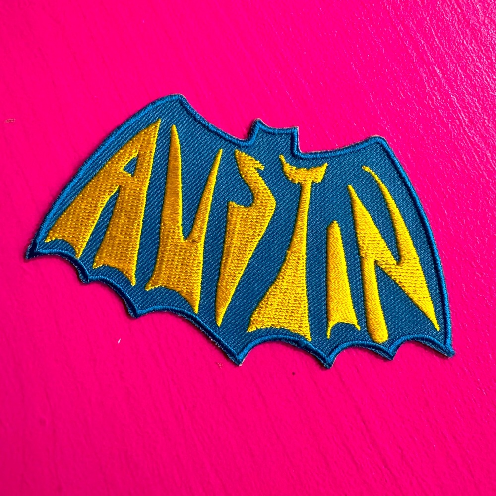 Batman Austin Embroidered Patch Texas DC Comics